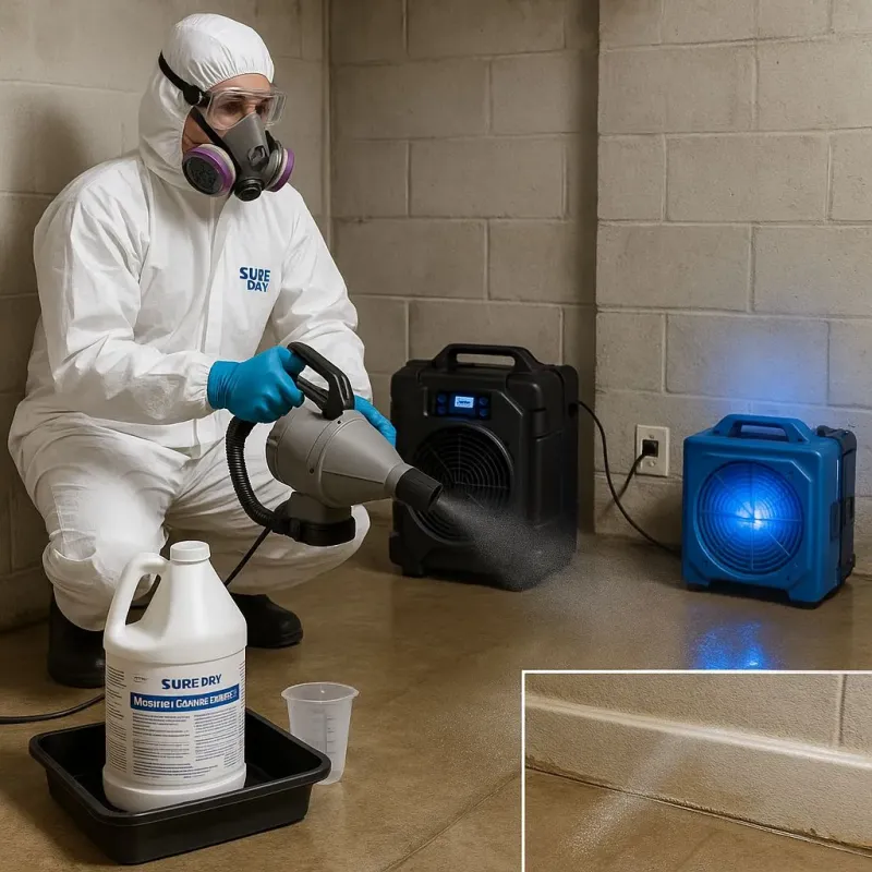 Sanitization and Odor Removal process in Camden, ME