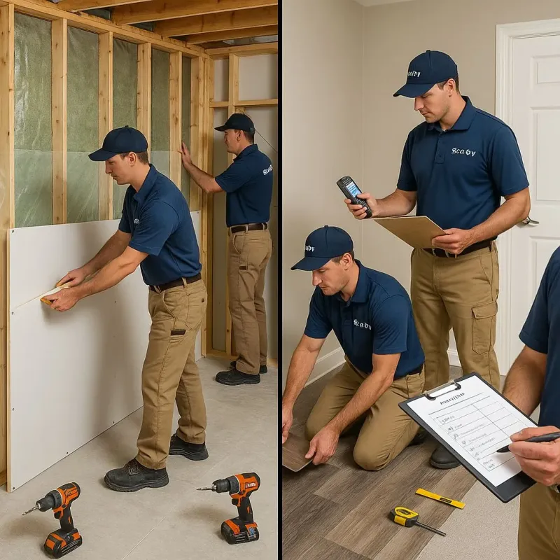Repairs and Reconstruction process in Camden, ME